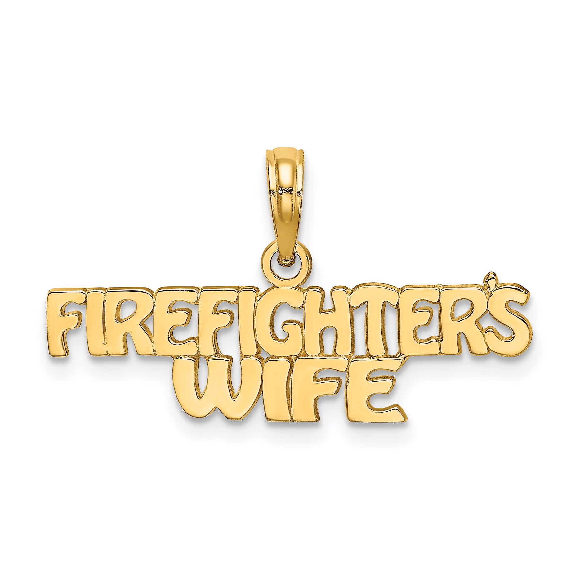10k FIREFIGHTER'S WIFE Charm Main image