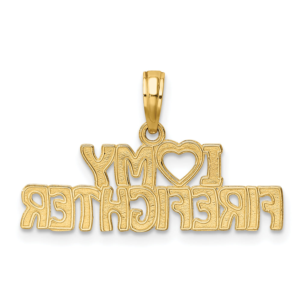 10k I LOVE MY FIREFIGHTER Charm