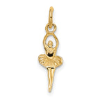 10k Polished Ballerina Charm