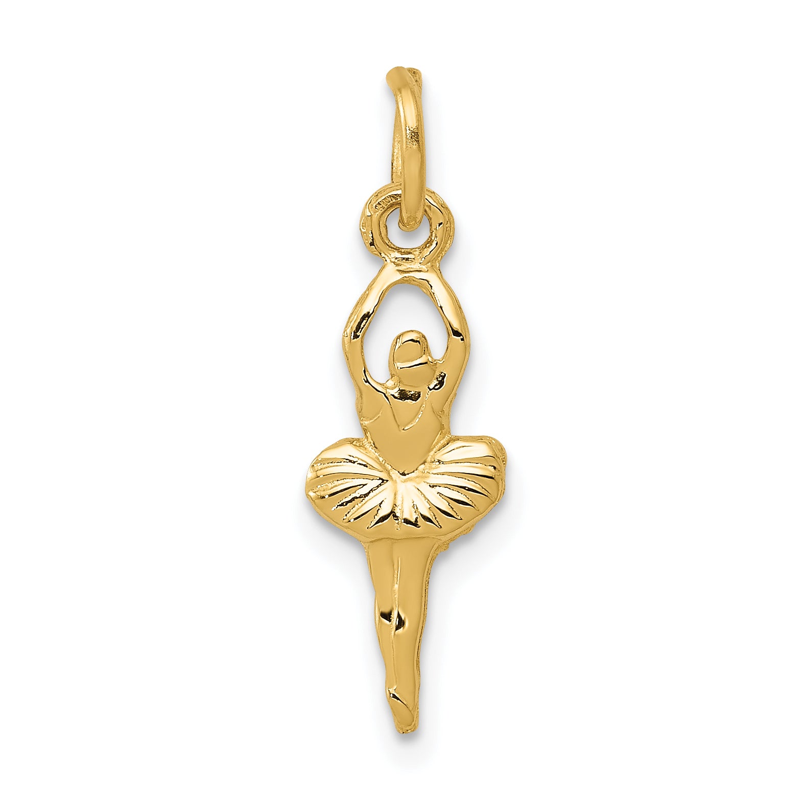 10k Polished Ballerina Charm Main image