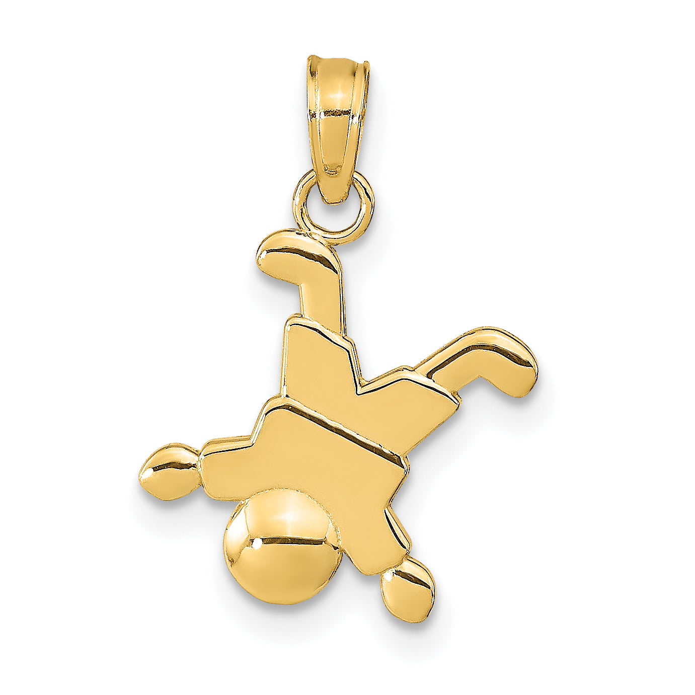 10K Little Boy Pendant Main image