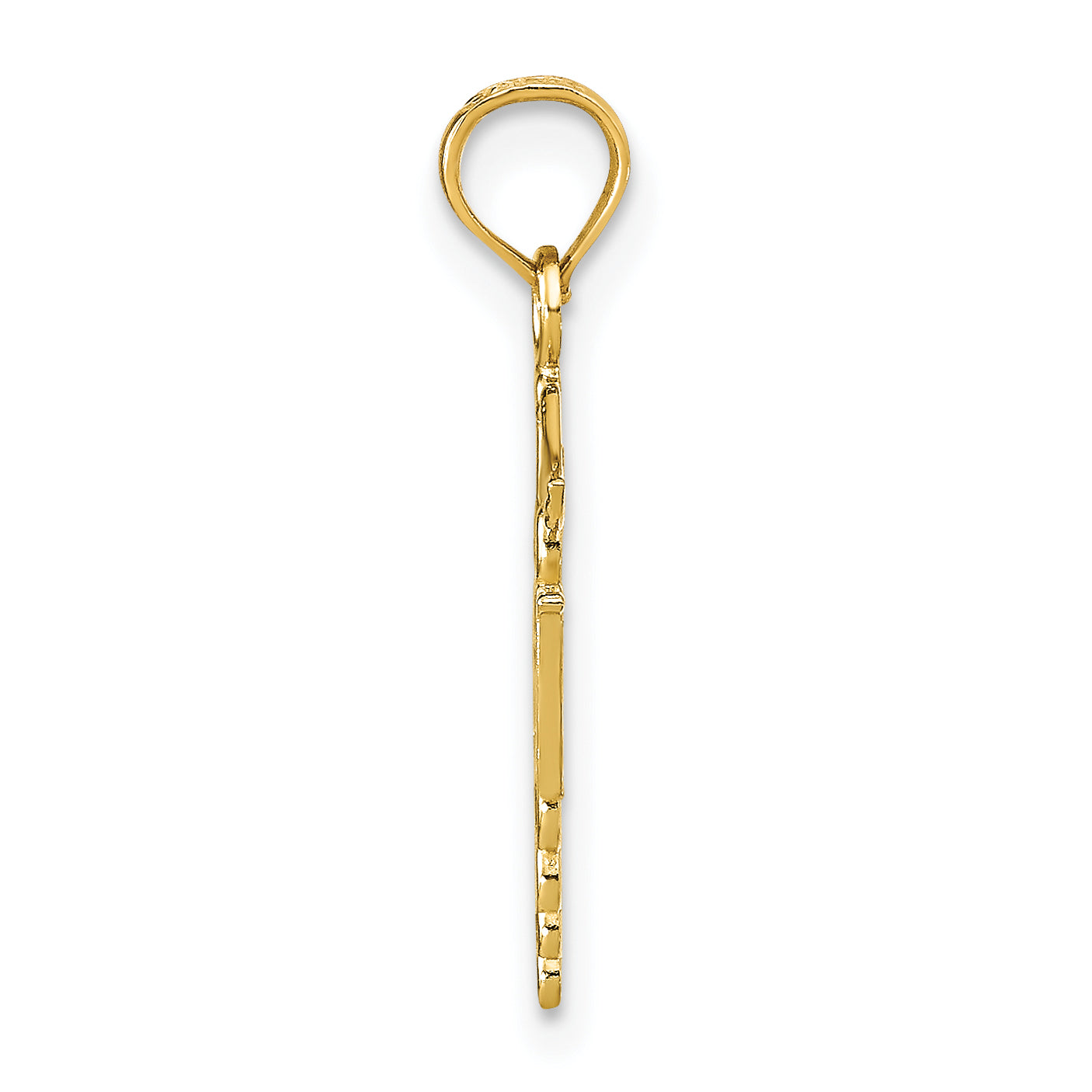 10K RN Caduceus Pendant Secondary image