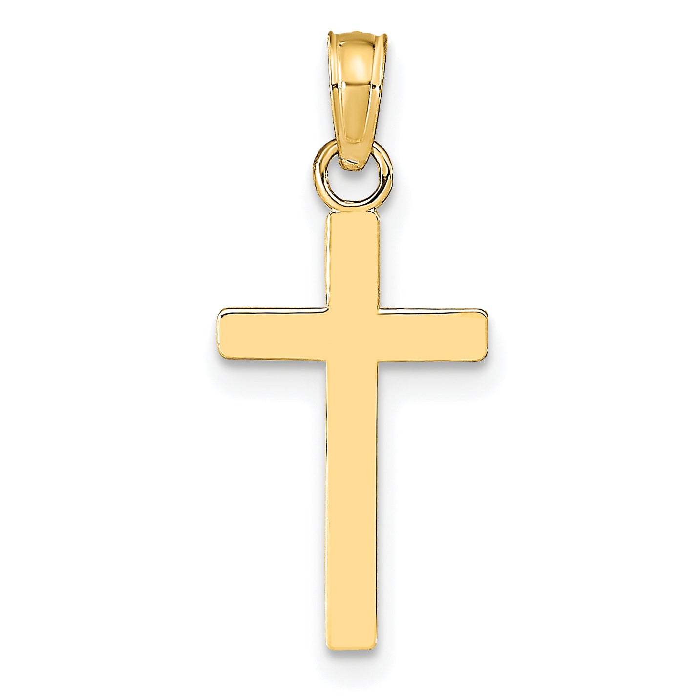 10k Polished Cross Pendant Main image