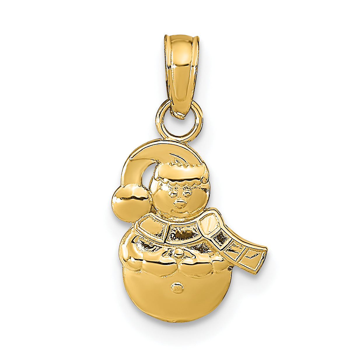 10k Snowman Pendant Main image