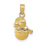 10k Snowman Pendant