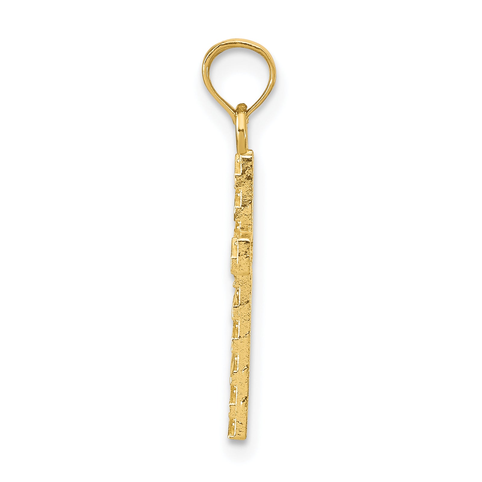 10k D/C Cross Pendant Secondary image