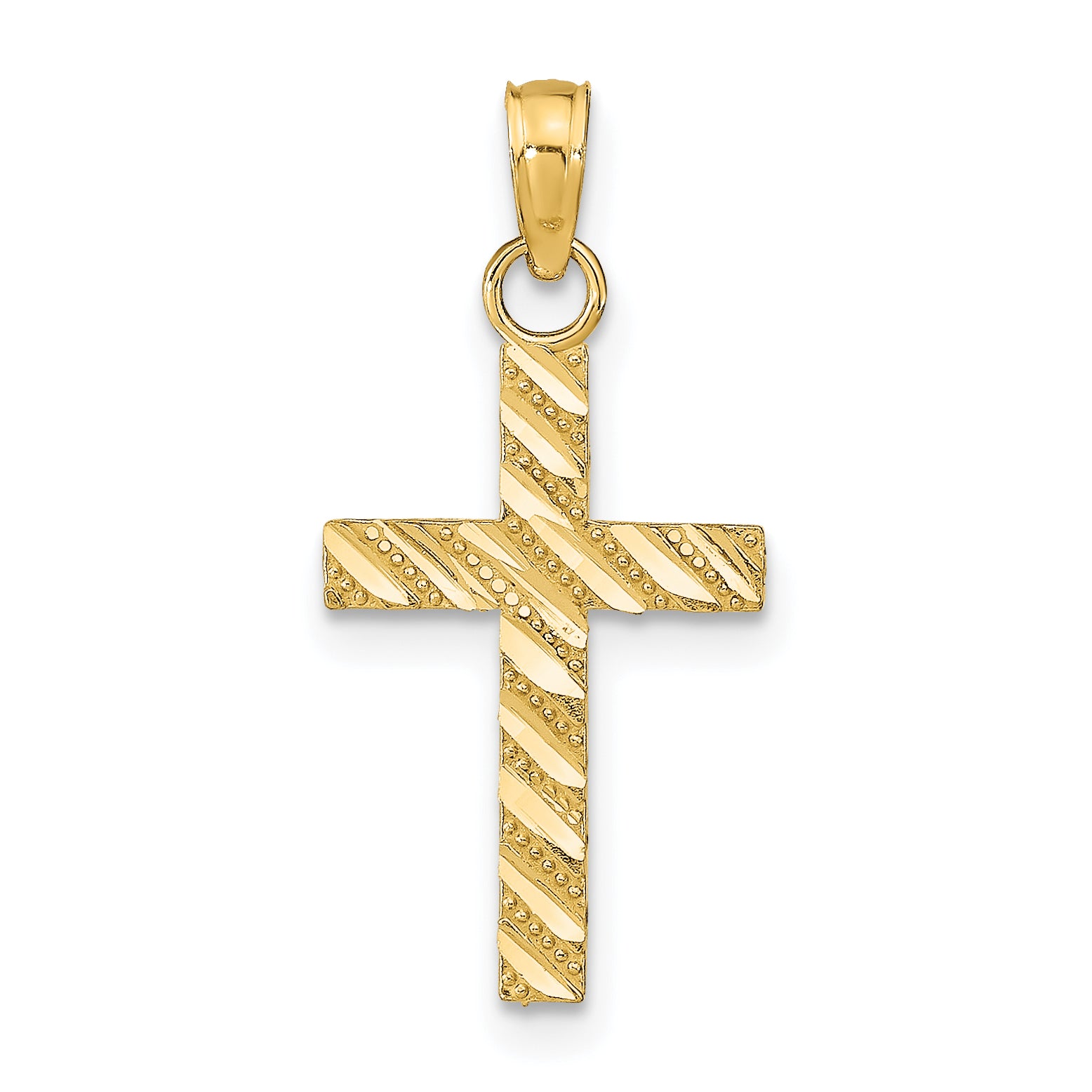 10k D/C Cross Pendant Main image