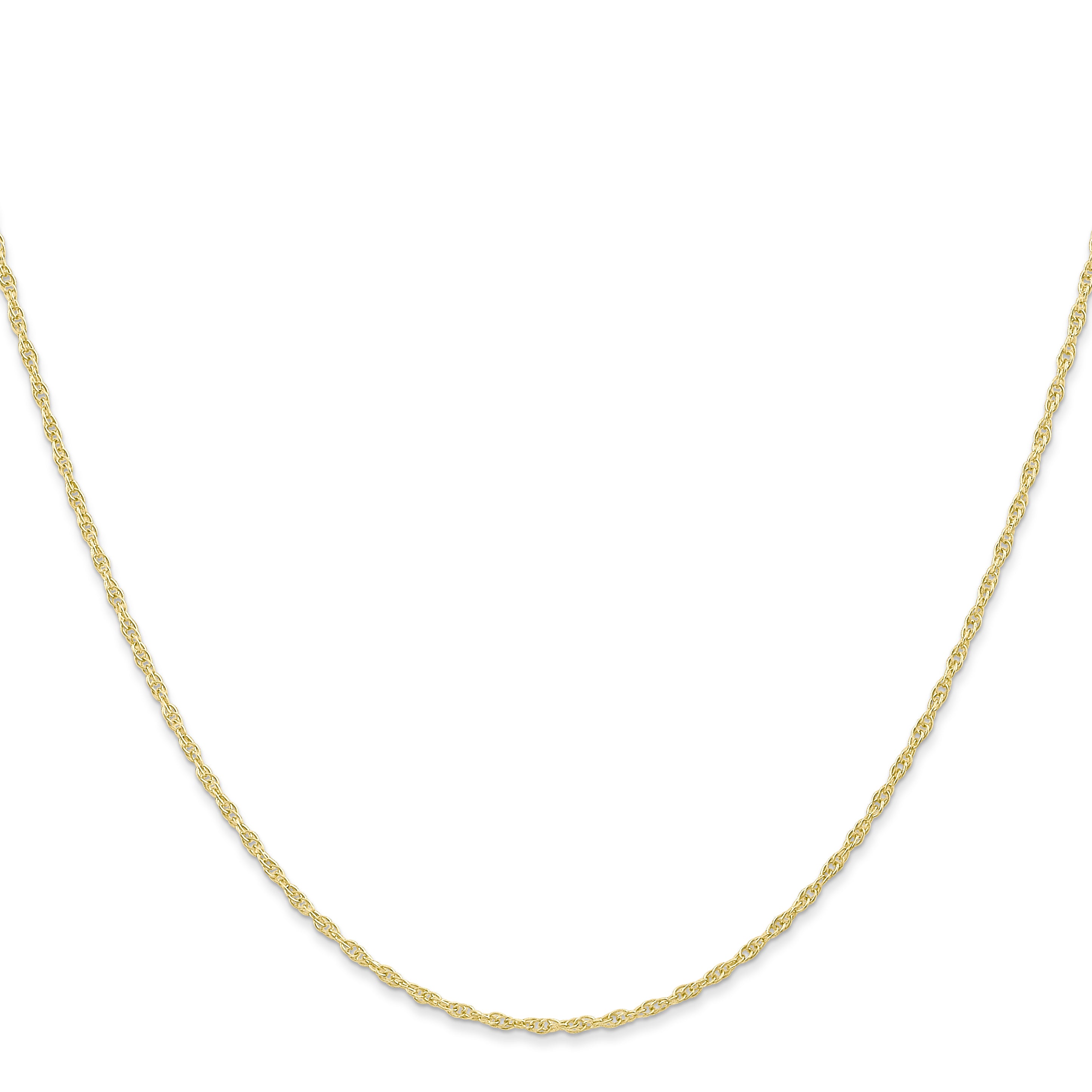 Cable Rope Chain in 10K Yellow Gold, 1.15mm Secondary image