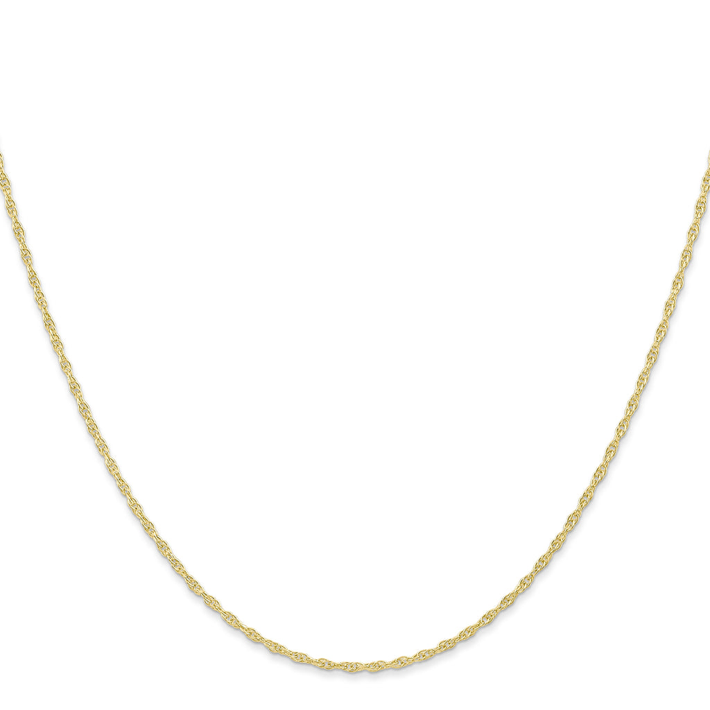 10k 1.15mm Carded Cable Rope Chain