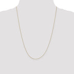 10K None 0.5mm Box Chain Necklace - view 4