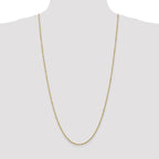 10k 1.7mm Singapore Chain