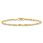 10k 2mm Singapore Chain