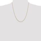 10K None 0.7mm Box Chain Necklace - view 4