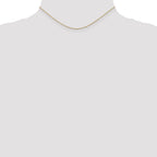10K None 0.8mm Rope Chain Necklace - view 4