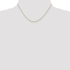 Baby Rope Chain Necklace in 10K Yellow Gold, 0.8mm - Sophia Jewelers