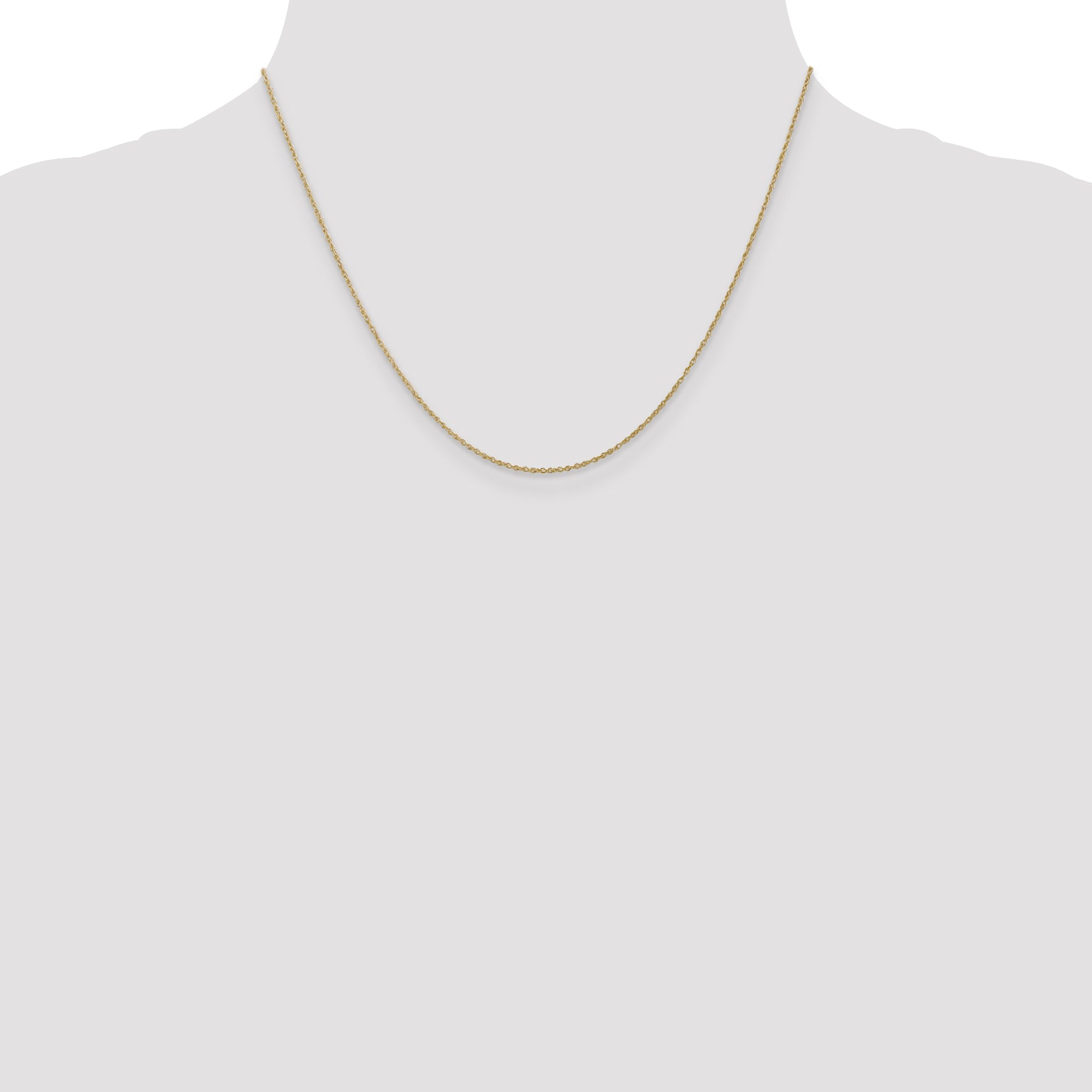 10k .8mm Lite-Baby Rope Chain