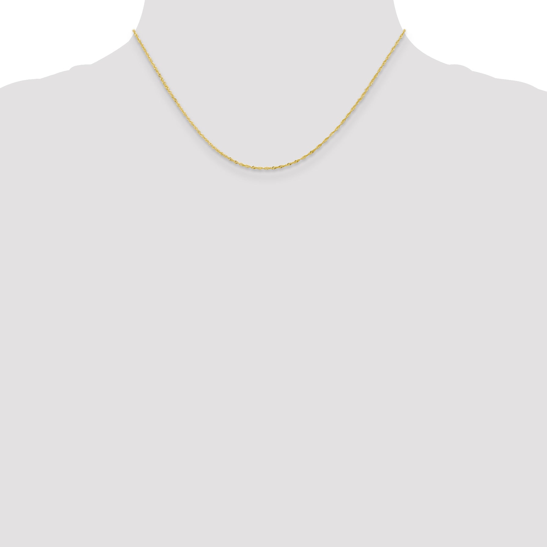 10k 1.1mm Singapore Chain