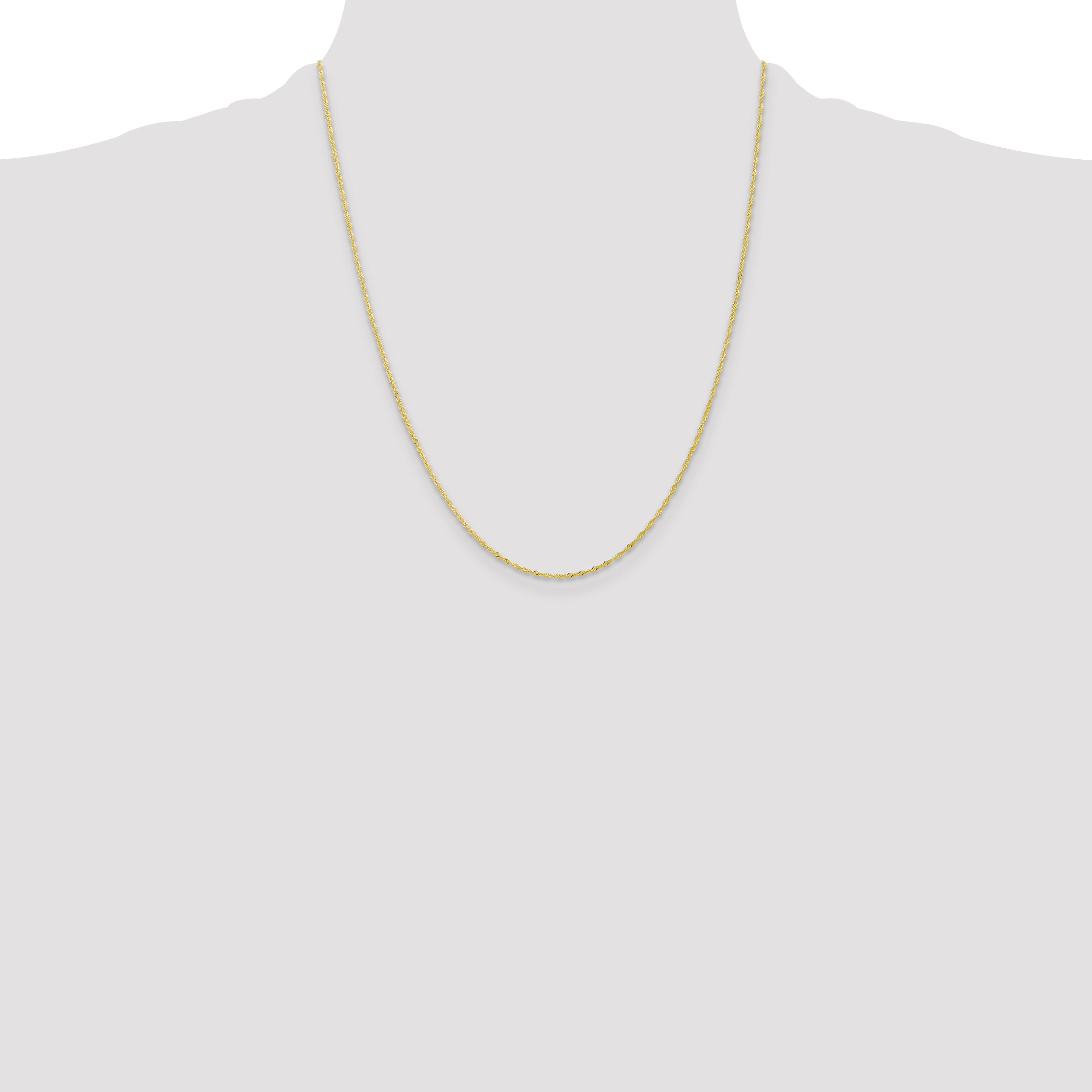10k 1.1mm Singapore Chain