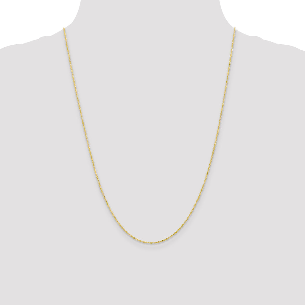 10K None 1.1mm Singapore Chain - view 4