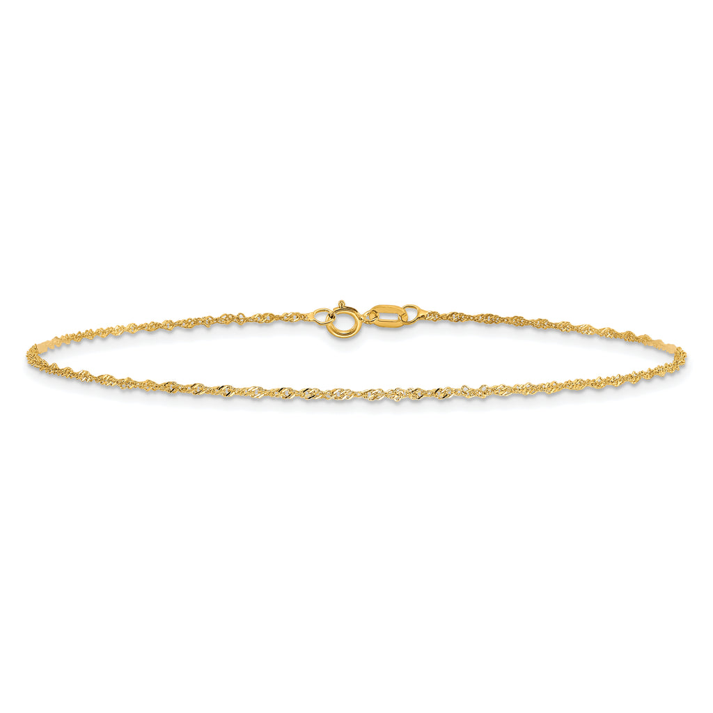 10K None 1.1mm Singapore Chain - view 3