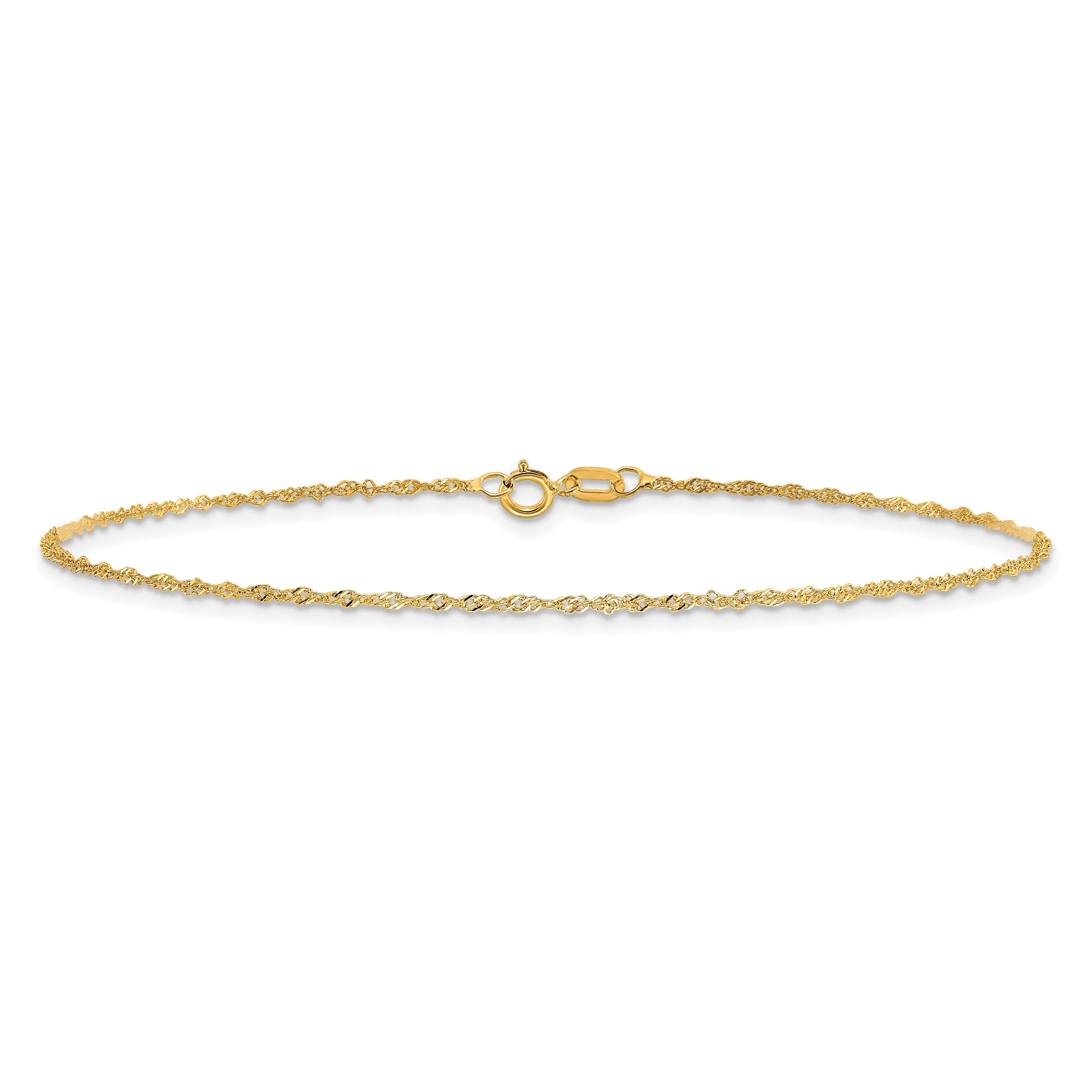 10K None 1.1mm Singapore Chain - view 3