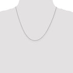 10K White Gold .7mm Box Chain