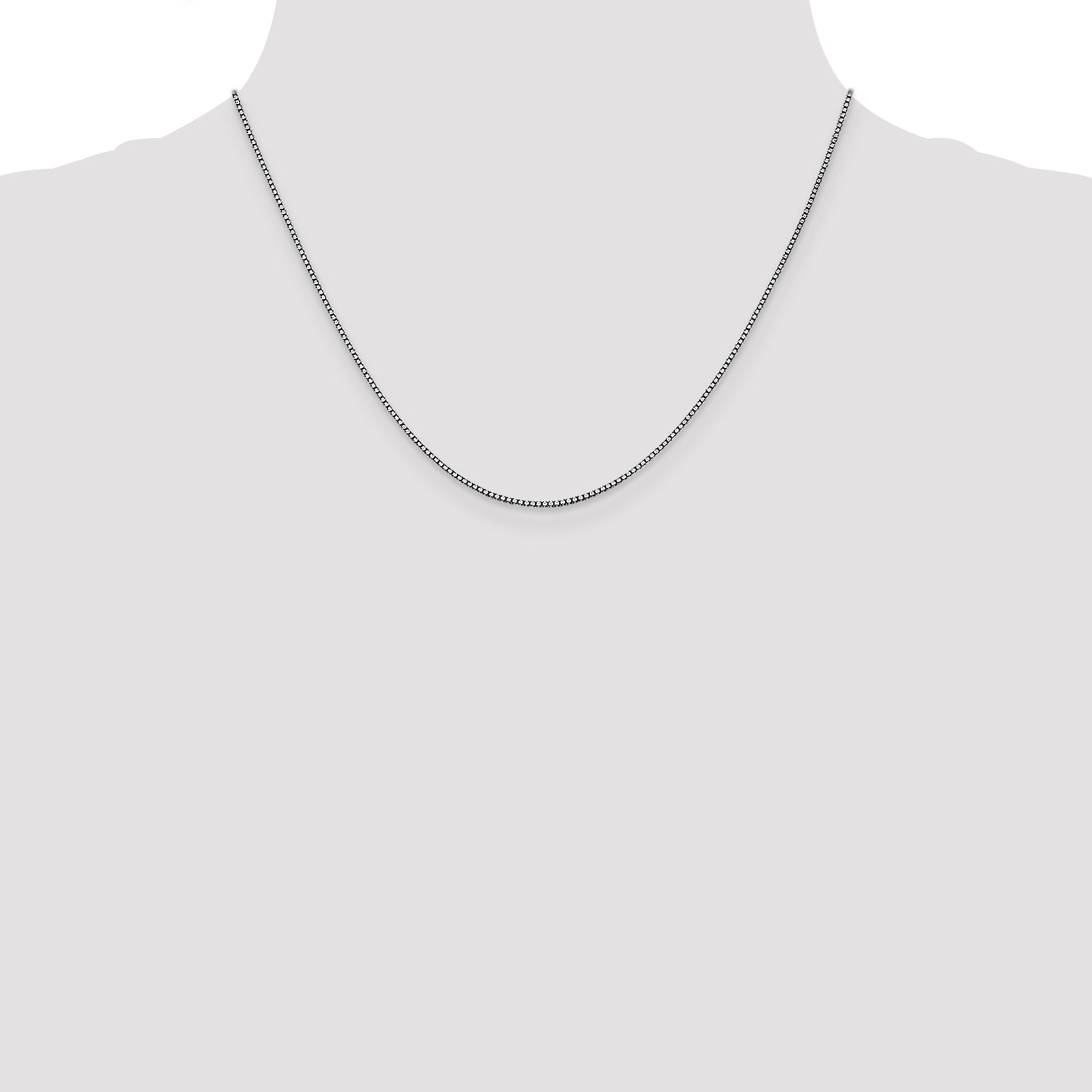 10k WG 1.05mm Box Chain