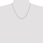 10k WG 1.25mm Box Chain