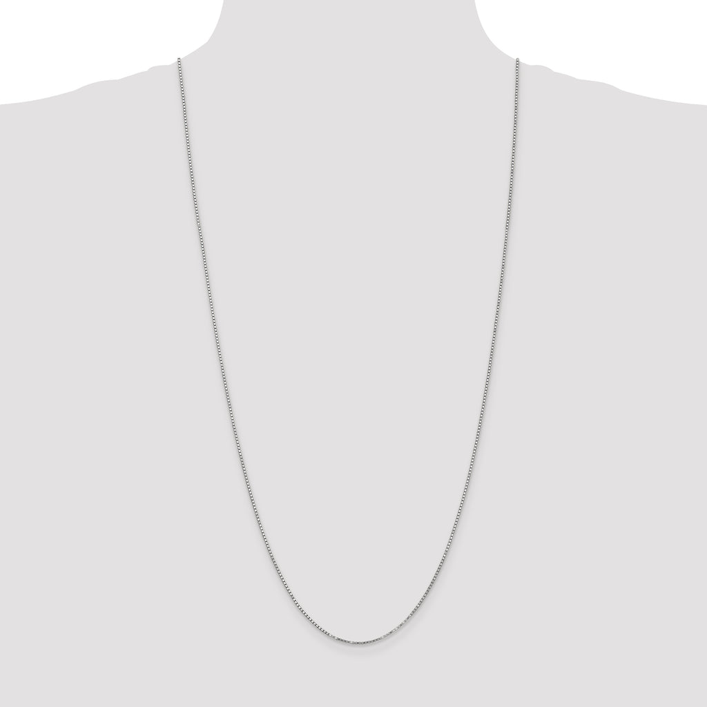 10k WG 1.25mm Box Chain