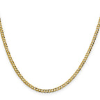 10K 3.1mm Lightweight Flat Cuban Chain