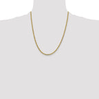 10K 3.1mm Lightweight Flat Cuban Chain