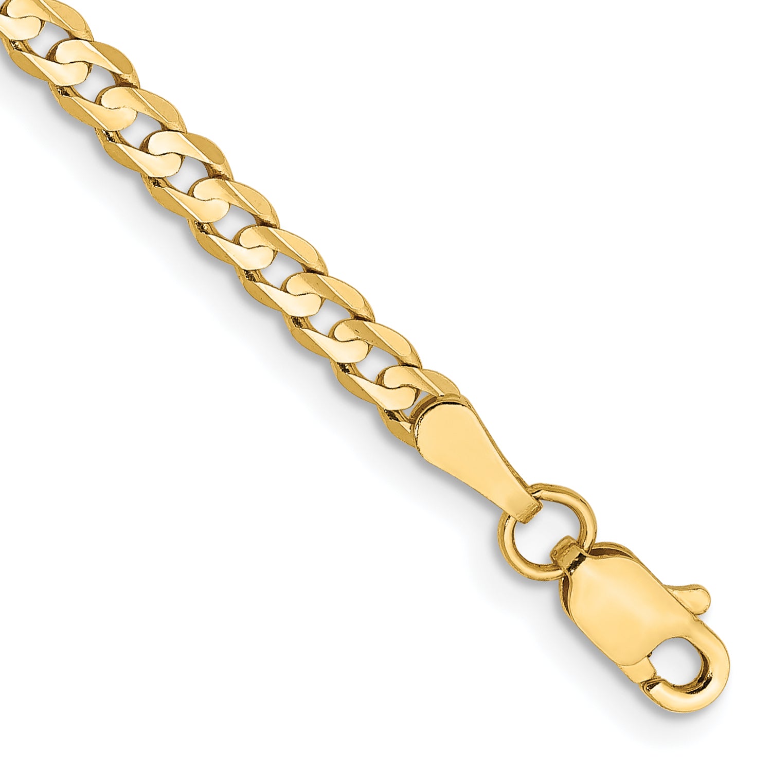 10K 3mm Open Concave Curb Chain 10K Main image