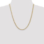 10K 3.8mm Open Concave Curb Chain 10K