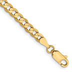 10K 3.8mm Open Concave Curb Chain 10K