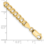 10K 4.5mm Open Concave Curb Chain 10K