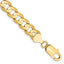 10K 7.5mm Open Concave Curb Chain 10K