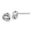 10K White Gold Polished Post Earrings