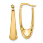 10K Polished Hoop Earrings