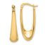 10K Polished Hoop Earrings