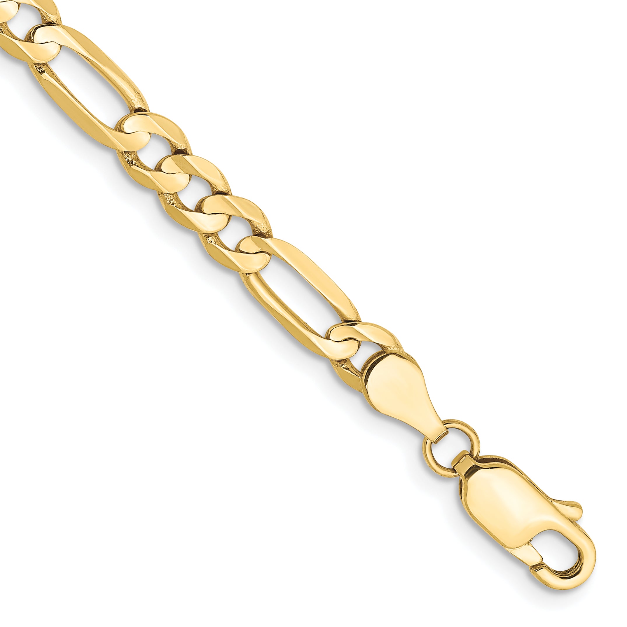 10k 4.5mm Concave Open Figaro Chain Main image