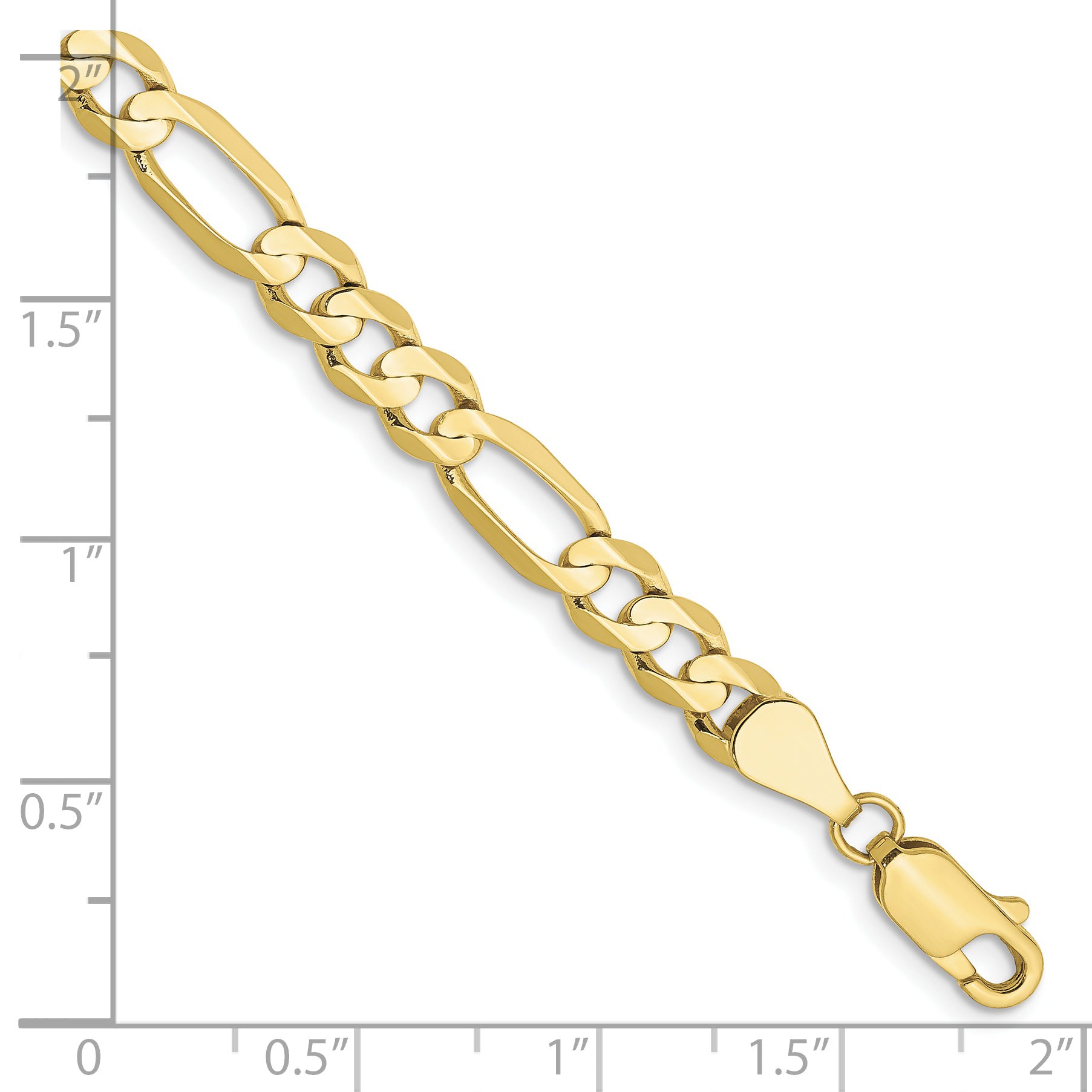 10k 5.5mm Concave Open Figaro Chain Main image