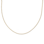 10K Polished Fancy Link Necklace