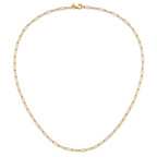 10K Polished Fancy Link Necklace