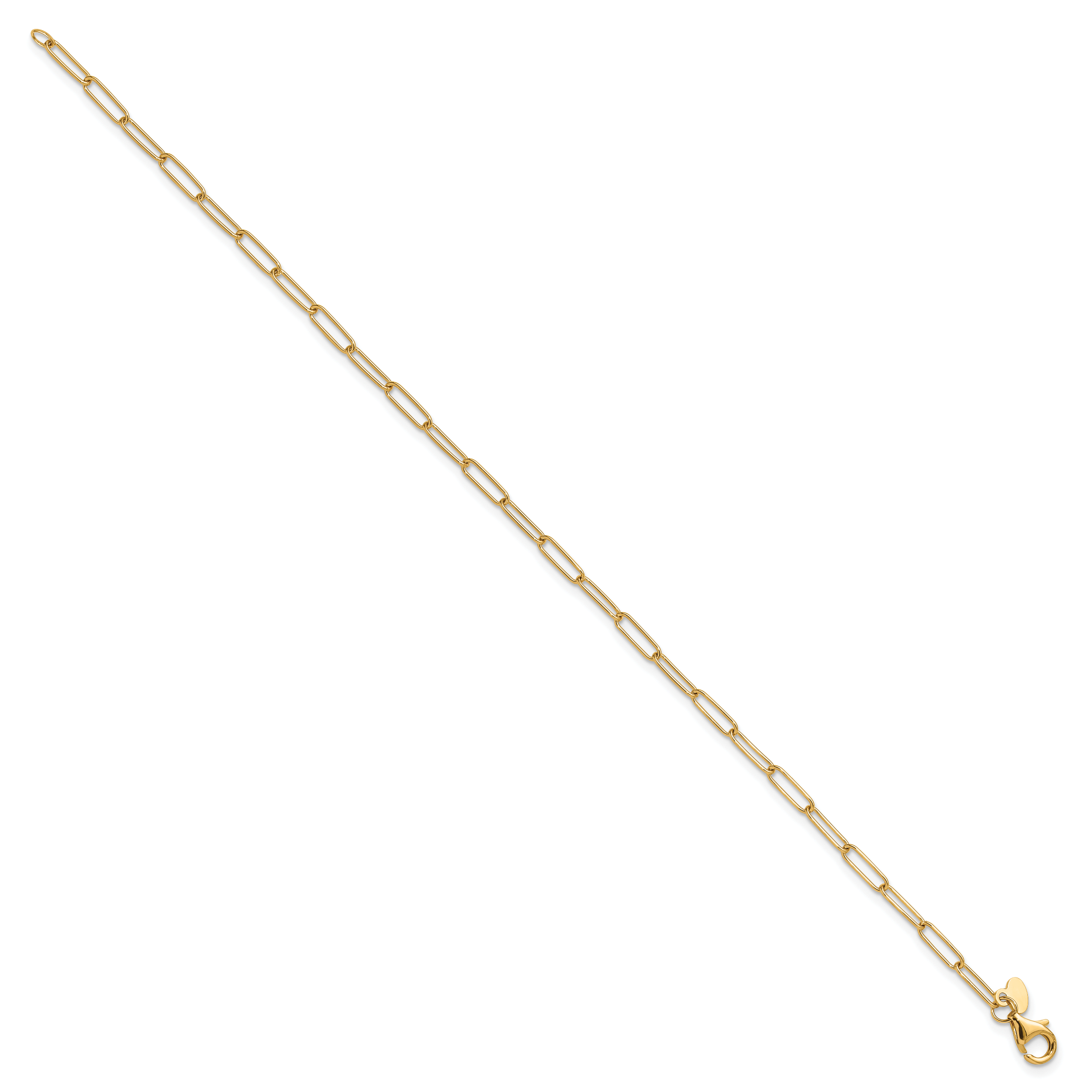 10K Polished Fancy Link Bracelet Secondary image