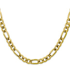 10k 7.5mm Concave Open Figaro Chain