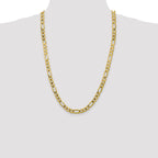 10k 7.5mm Concave Open Figaro Chain