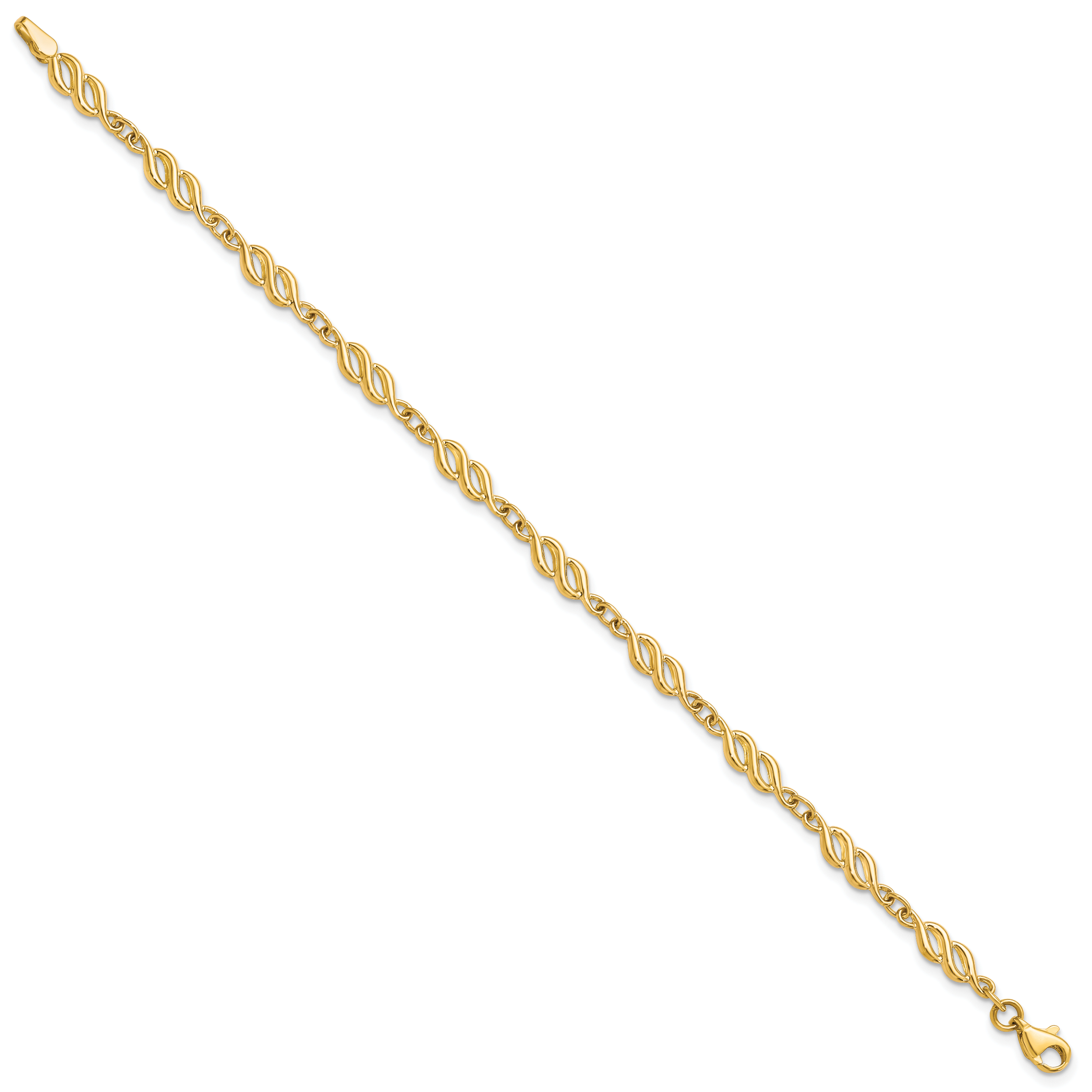 10K Polished Bracelet Secondary image