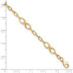 10K Polished Link Bracelet