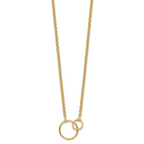 10k Polished Link Necklace