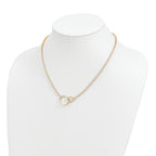 10k Polished Link Necklace